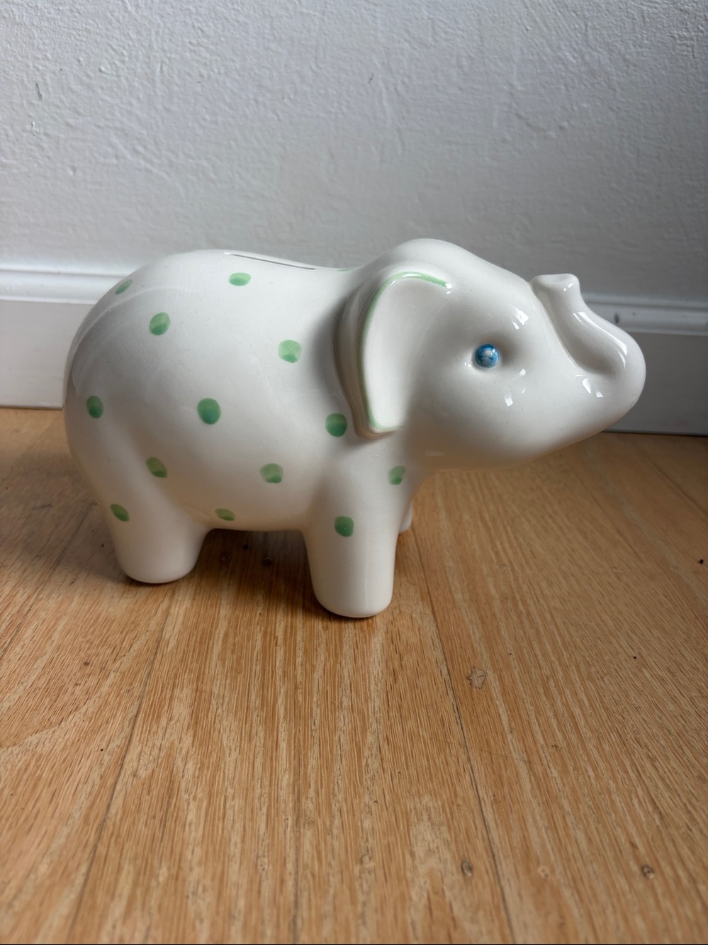 Vintage Collectible Tiffany & Co. Store Porcelain Elephant Piggy Bank Retired